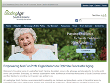 Tablet Screenshot of leadingagesc.org
